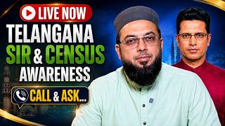 Telangana SIR & Census 2026 | Voter Rights & Census Update | Live Q&A With Expert Mohd Irfan Khan