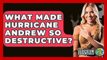 What Made Hurricane Andrew So Destructive? - Ecosystem Essentials