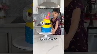 Minion cake artist