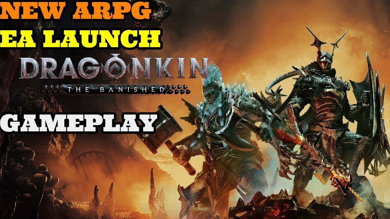 Dragonkin: The Banished NEW ARPG Launch Day - Knight Gameplay
