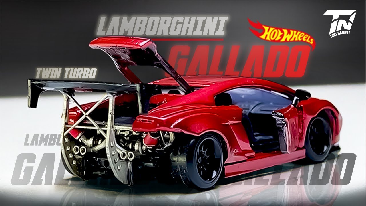 Lamborghini Gallardo Twin Turbo Hot Wheels Custom