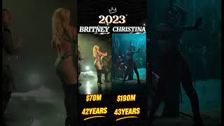 Britney Spears vs Christina Aguilera: Pop Princess Wealth Battle #networth #billionaires