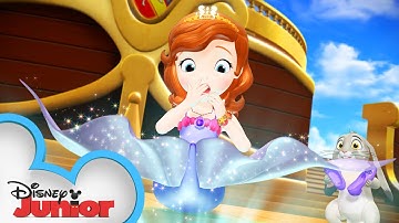 Sofia the Mermaid? | Sofia The First | @disneyjr