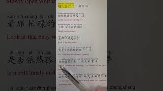 Learn Chinese Popular Song Easy Pinyin S shorts mandarin chinese