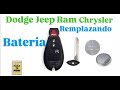 2008-2019 Como Cambiar Pila de Llave Dodge Jeep Ram Chrysler Bateria
