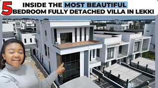 Inside The Most Beautiful 5 Bedroom Duplex For sale in Lekki