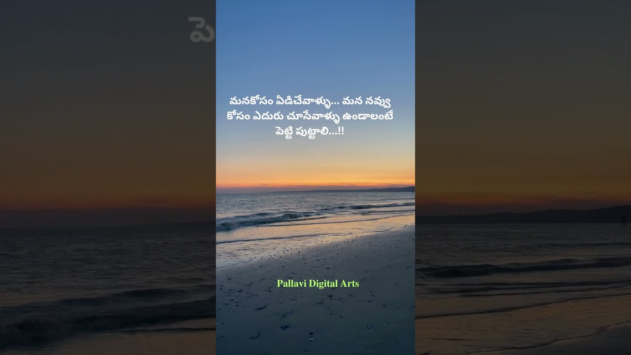 పెట్టి పుట్టాలి ✍️ / Heart touching Reality Telugu Quotes 