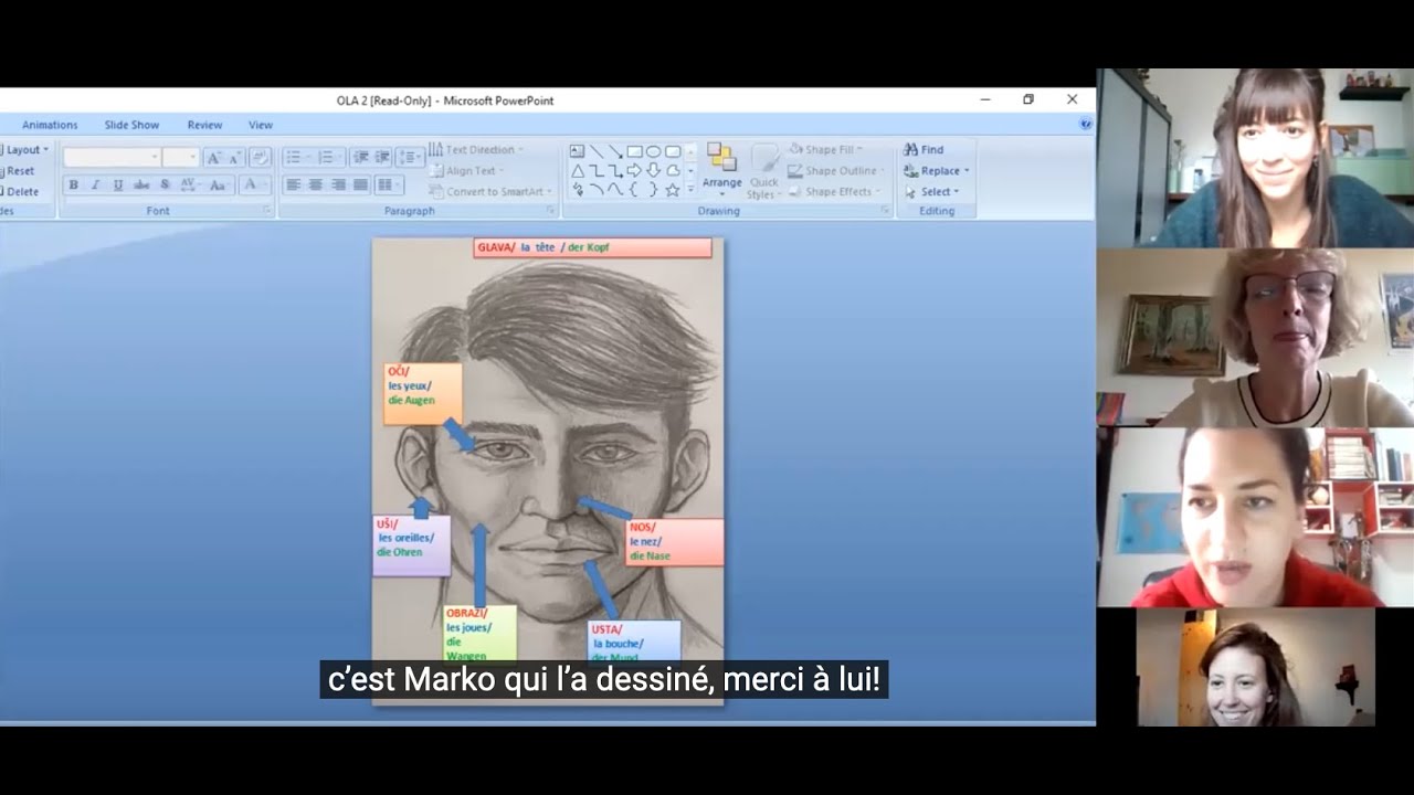 Le Visage Joyeux Animation Linguistique En Ligne Youtube