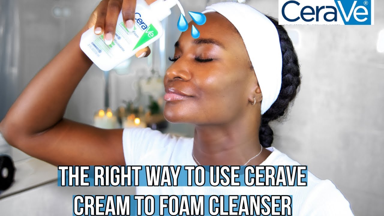 КАК ИСПОЛЬЗОВАТЬ УВЛАЖНЯЮЩИЙ КРЕМ CEARVE ДЛЯ ПЕННОГО ОЧИЩЕНИЯ