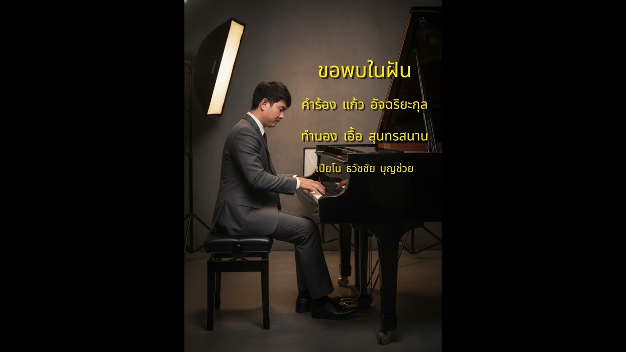 ขอพบในฝัน - เปียโนเพราะๆ - เปียโนบรรเลง - Piano Cover by  ธวัชชัย บุญช่วย Tawatchai Bunchuay