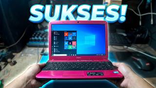 Install Ulang Windows 10 Laptop Sony Vaio E Series VPCEA45FG