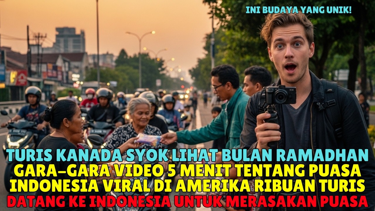 Ramadan Indonesia Jadi Tren Global Setelah Video Turis Ini Viral di Negaranya!