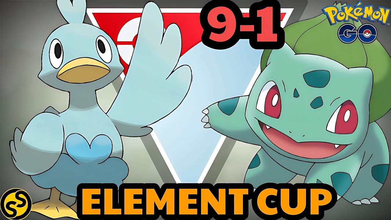 TOP RANK 1 TEAM IN ELEMENT CUP POKEMON GO BATTLE LEAGUE