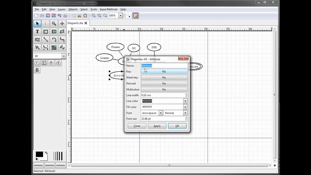 Erd Diagram Primary Key Image collections - How To Guide 