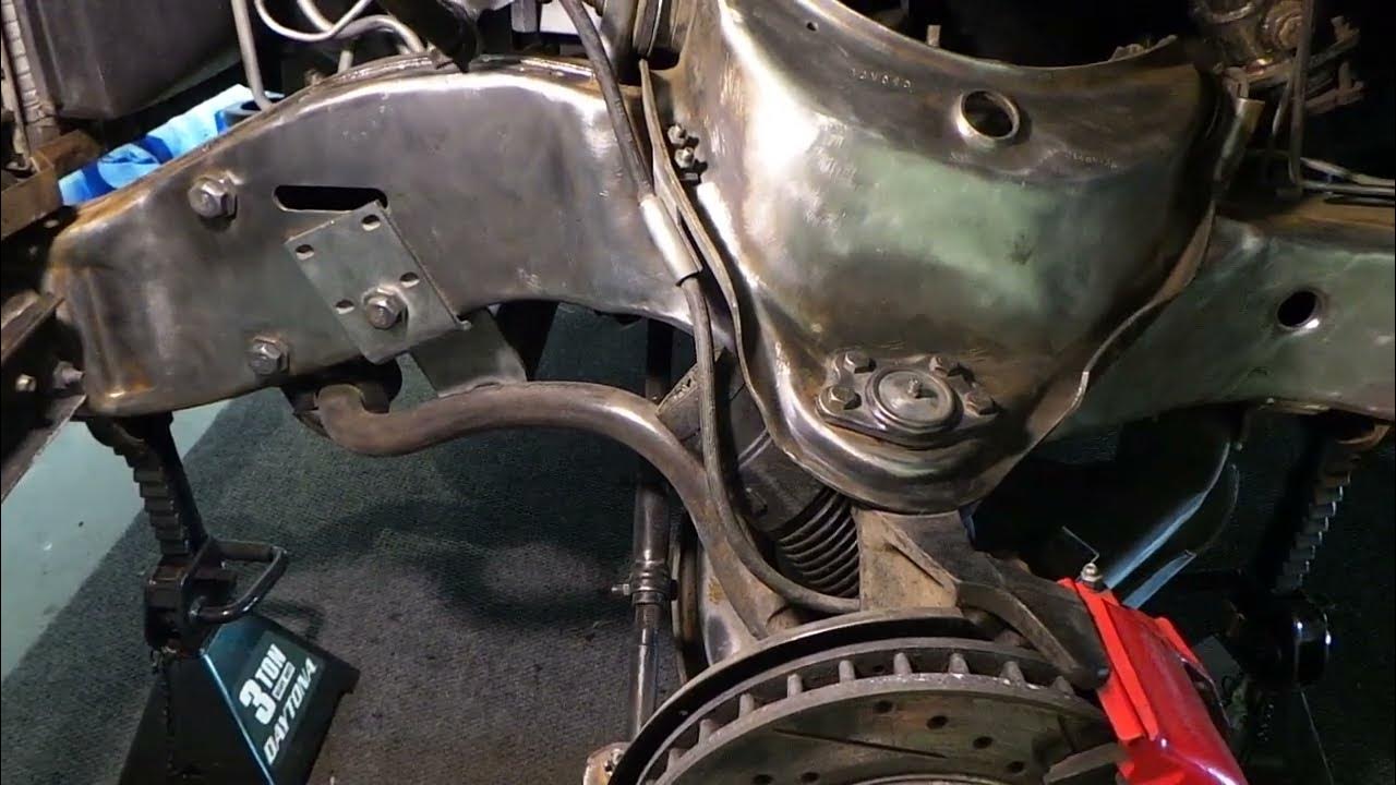 Preparing the Frame for POR15 (or Eastman's) coating... - YouTube