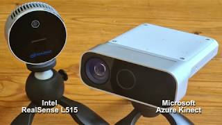 Intel RealSense L515 vs Microsoft Azure Kinect depth sensors