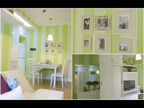 Video: Apartamente frumoase twin 20sqm cu un design inteligent