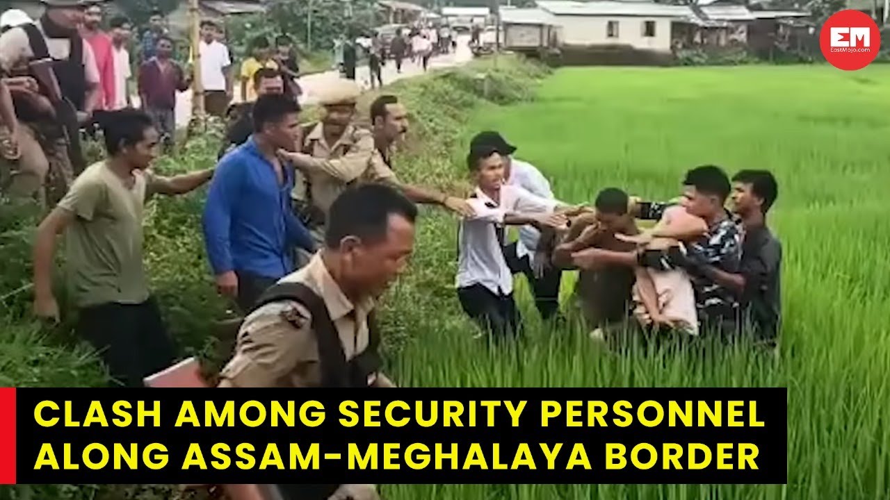 Watch: Assam, Meghalaya Police clash again at state border