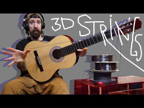 3D Filament Guitar Strings Experiment