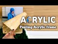 Trending peeling acrylic frame tutorial  surprise your loved ones with peel frame 