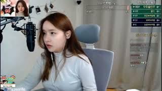 Beautiful japanese girl farting while game steaming