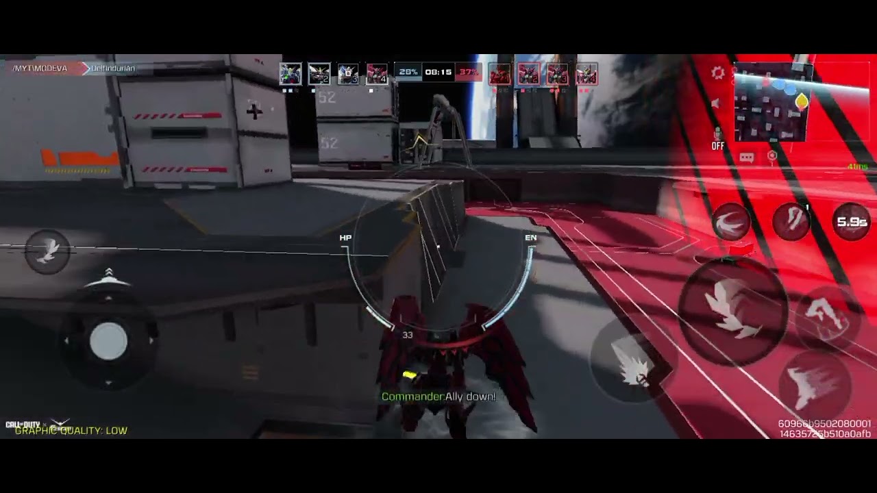 COD Mobile | Gundam Epyon Falls in Battle ⚔️💥 (Defeat)