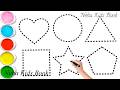 Shapes drawing for kids, Learn 2d shapes, colors for toddlers | Preschool Learning,Educational video