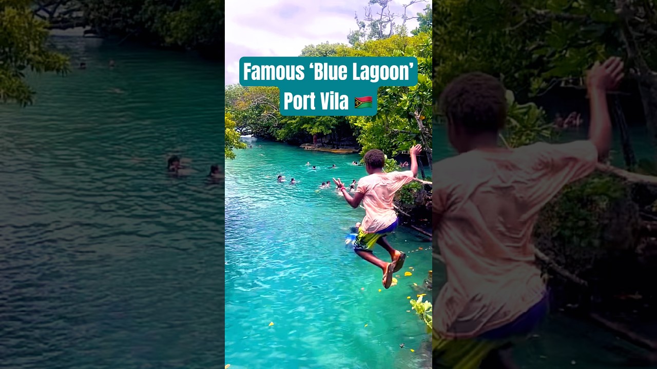 Xmas cruise - Port Vila blue lagoon