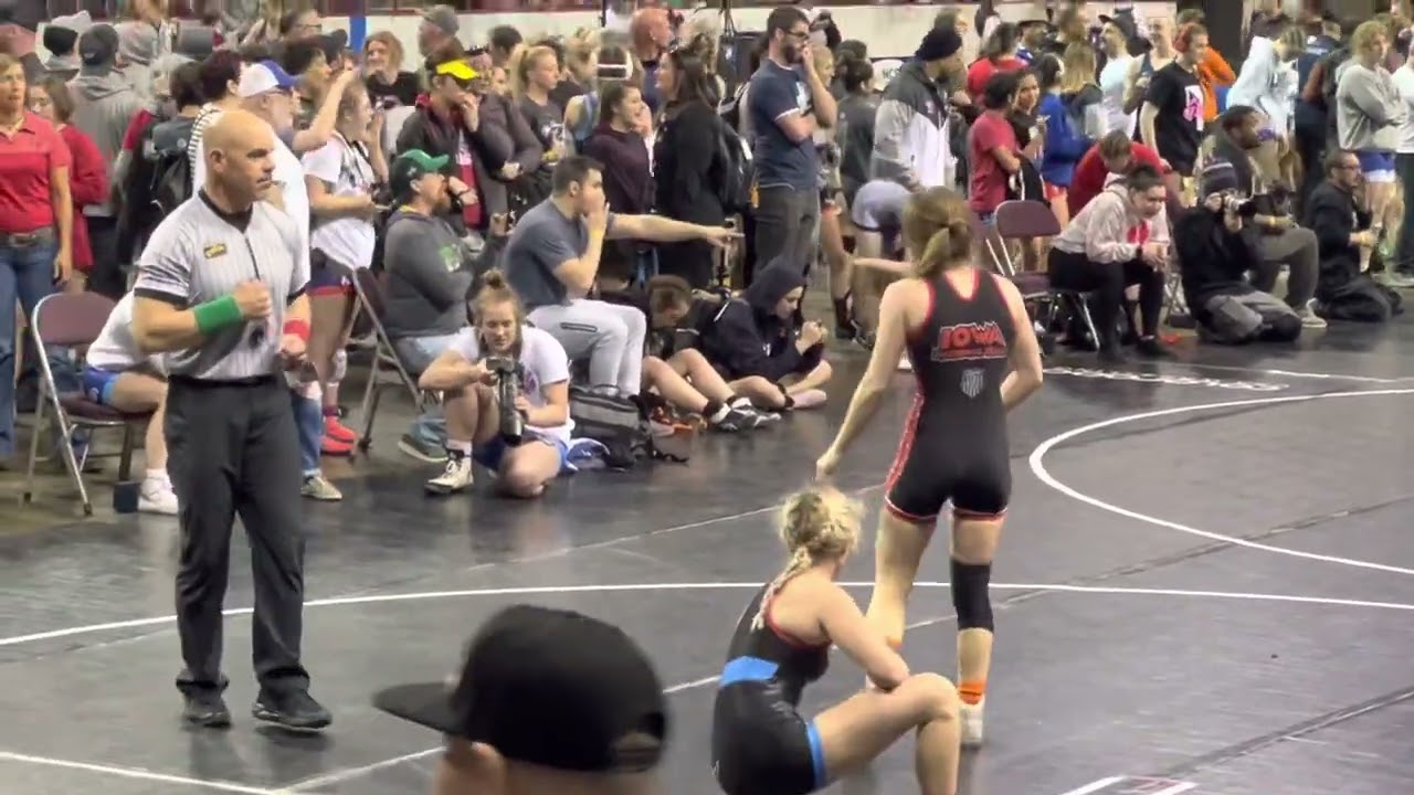 2022 Girls Folkstyle Nationals Junior 122 lbs(Brielle Bibla/Danica Linn