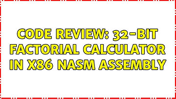 Code Review: 32-bit factorial calculator in x86 NASM assembly (3 Solutions!!)