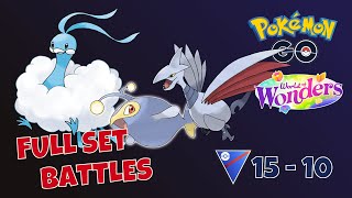 Altaria/Lanturn/Skarmory Full Set Battles (Pokemon Go PVP  World of Wonders)