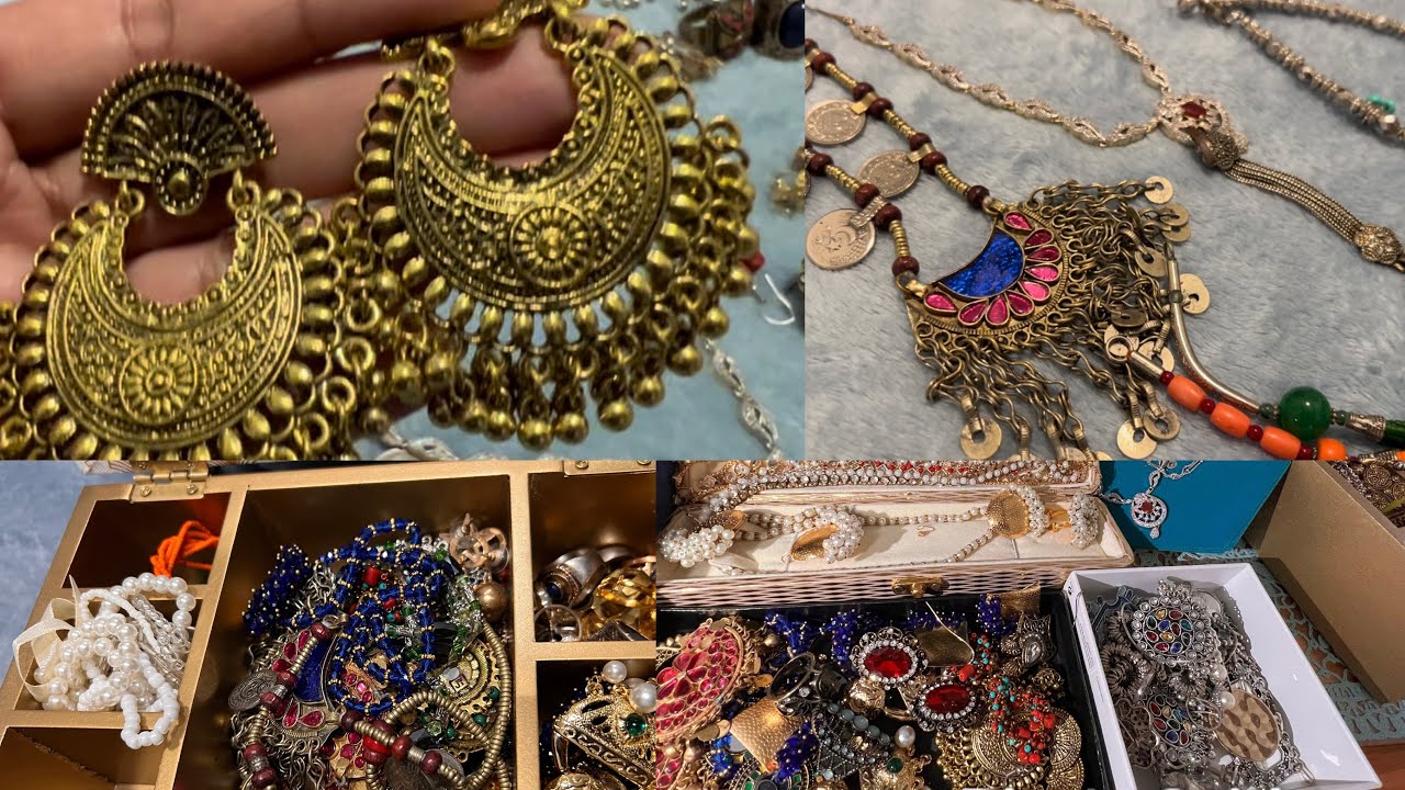 My Jewellery Collection || Trending Jewellery || Pakistani Jewellery Collection ||Sidra Vlogs Spain
