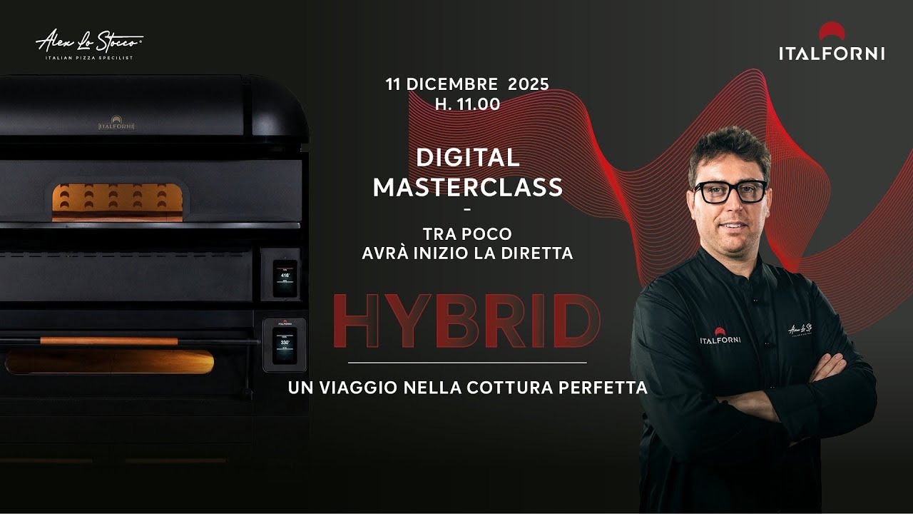 New Digital Masterclass with Alex Lo Stocco and the Hybrid oven