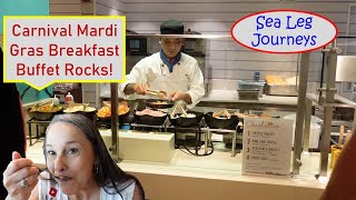 Carnival Mardi Gras Breakfast Buffet Experience