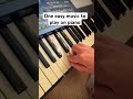 One easy music on piano #trending #shorts #music