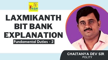 FUNDAMENTAL DUTIES -2| LAXMIKANTH BITS BANK EXPLANATION |APPSC |TSPSC | UPSC | BY CHAITANYA DEV SIR