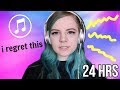 i listened to the same song for 24 hours straight - challenge
