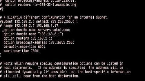 Konfigurasi DHCP Server di Linux Debian 6.0 via Virtual Box