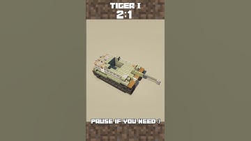 TIGER I Tank - Done to One