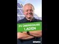Was heißt PV-Überschuss laden? | #EMEX #shorts