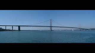 Last drive over the Forth Road Bridge.