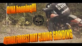 Harley Davidson dyna offroad woods dirt hooning F#ckin pu#sys This is how we ride drifting jumping