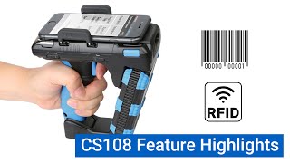 CS108 Feature Highlights - Long Range UHF RFID Sled Reader