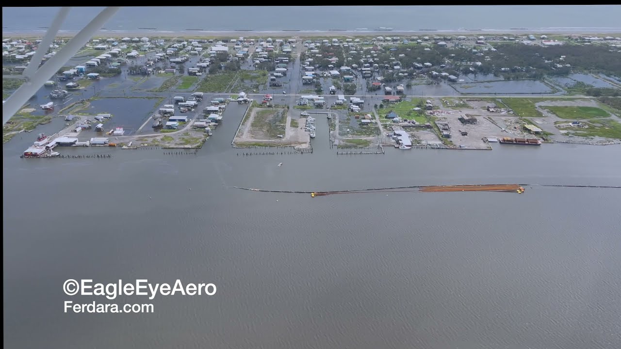 Hurricane Ida 2021 Grand Isle and Port Fourchon
