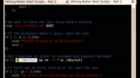 mandala mohan Writing Better Shell Scripts - Part 2