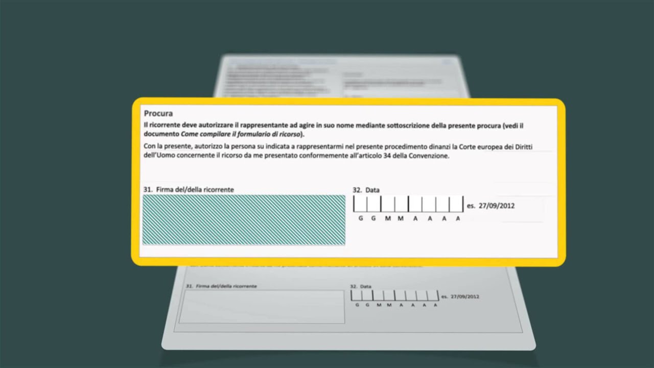 (ITA) ECHR - Come introdurre un ricorso valido (Italian Version)
