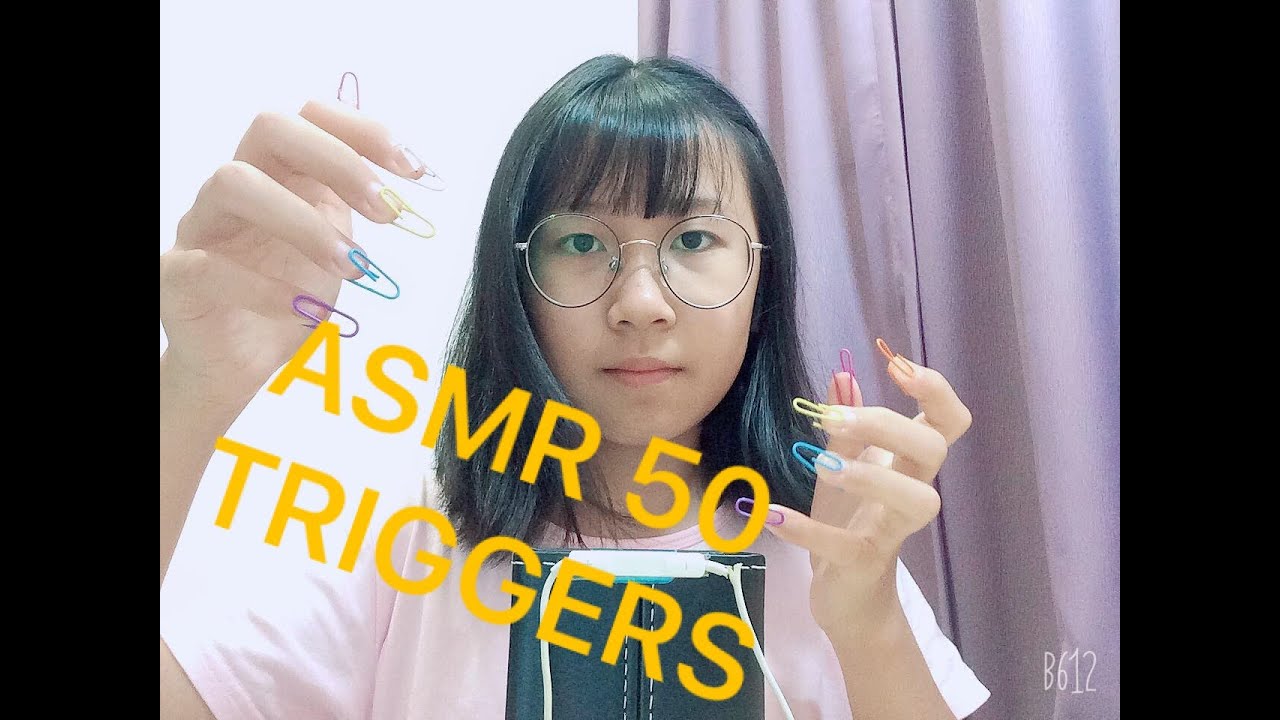 ASMR 50 TRIGGERS ( paper clips edition 💅🏻 )