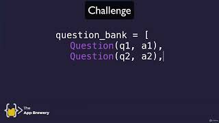 Quiz Project Part 2_Creating the List of Question Objects from the Data | Python Pro Bootcamp