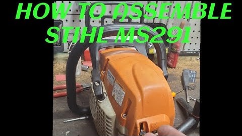 Assembling a STIHL MS291 after removing piston transfer and replacing piston. #PERSEVERE #howto