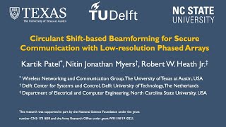 Circulant-Shift Based Beamforming For Secure Communication With Low-Resolution Phased Arrays